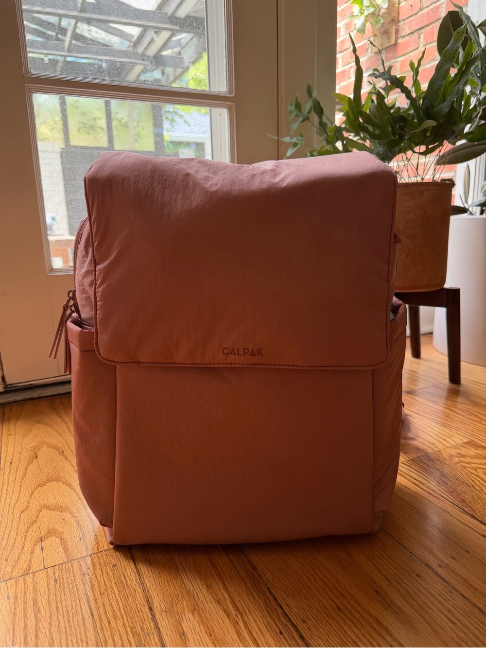 Calpak Diaper Backpack with Laptop Sleeve - Peony